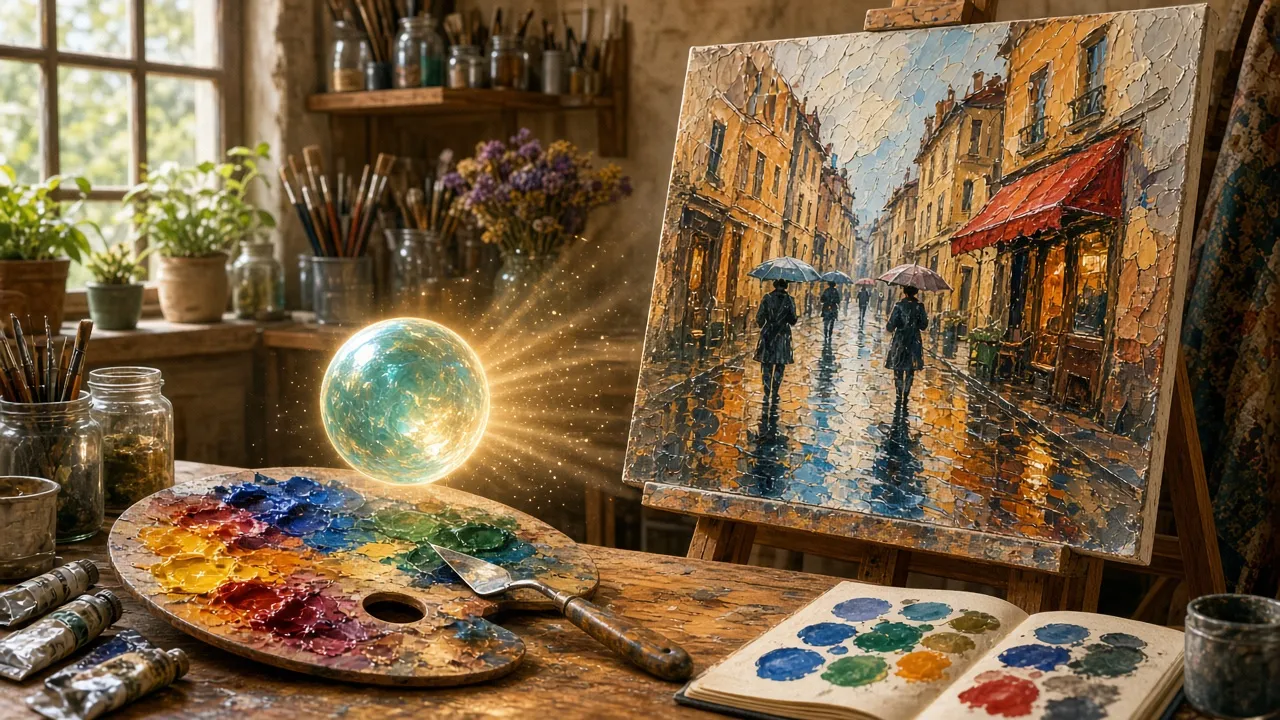 Illustration : jouer à devenir artiste avec l’IA